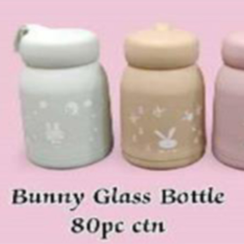 BUNNY GLASS BOTTLES 400ML